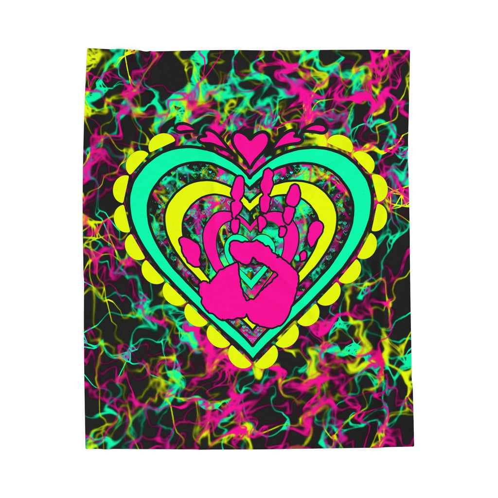 Colourful Velveteen Plush Blanket