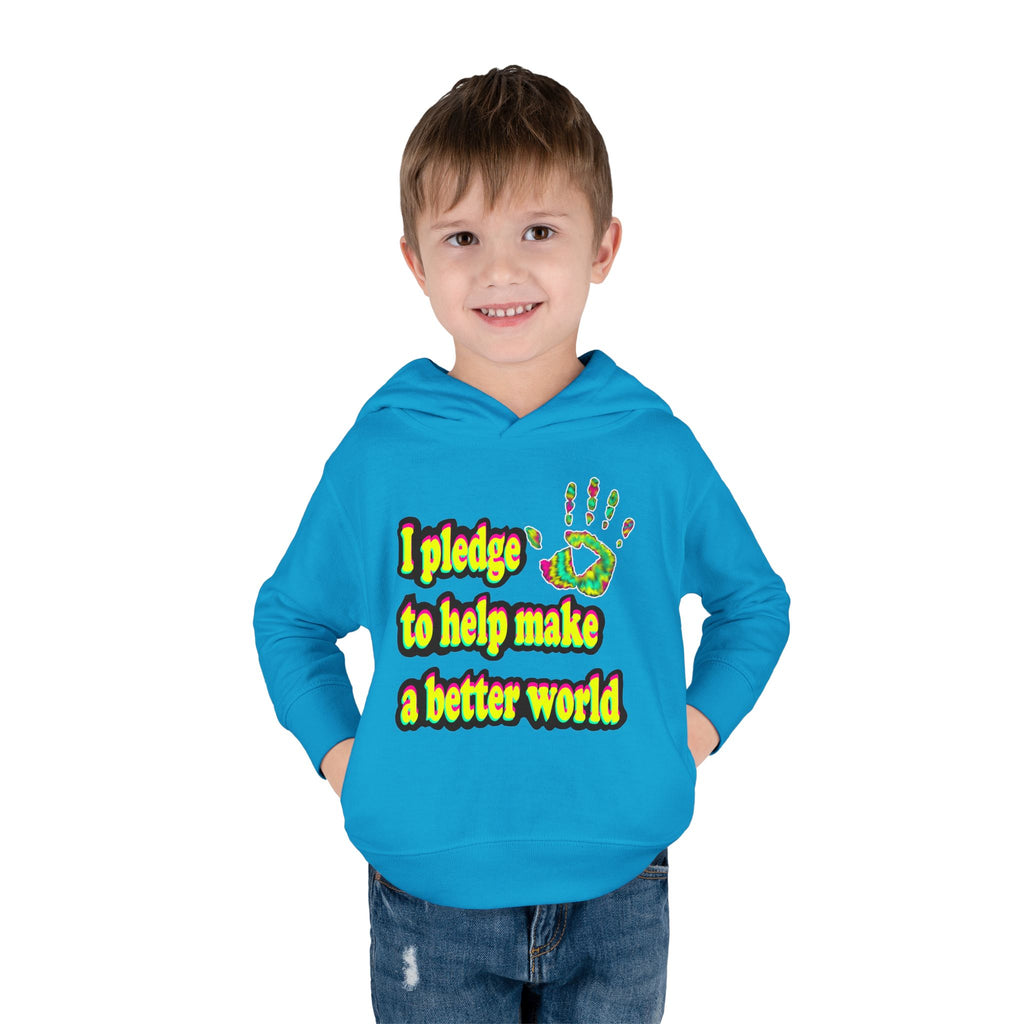 Toddler Pullover Fleece Pledge Hoodie
