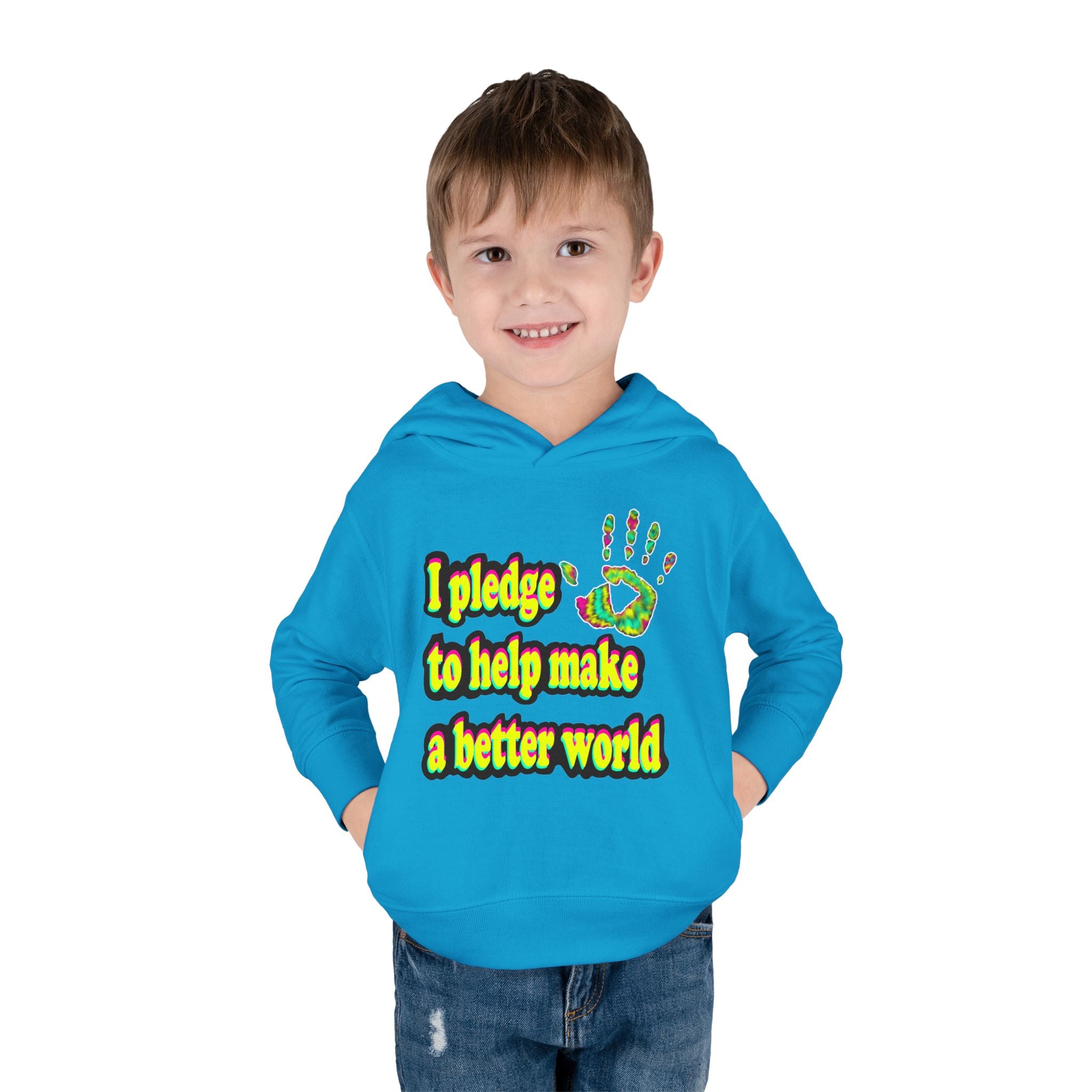 Toddler Pullover Fleece Pledge Hoodie