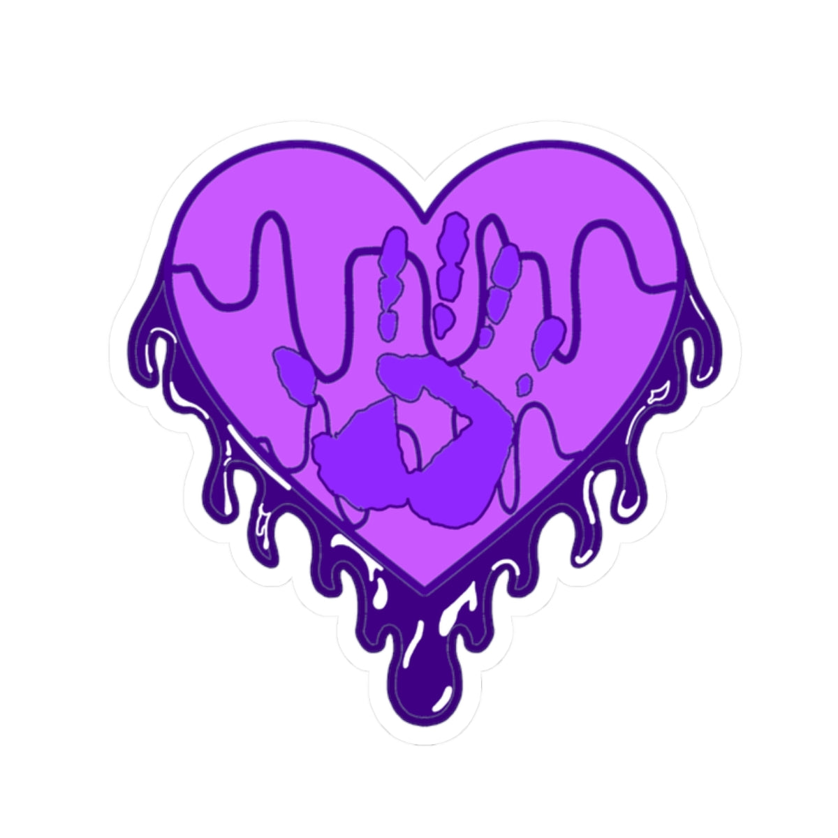 Heart Pledge Sticker