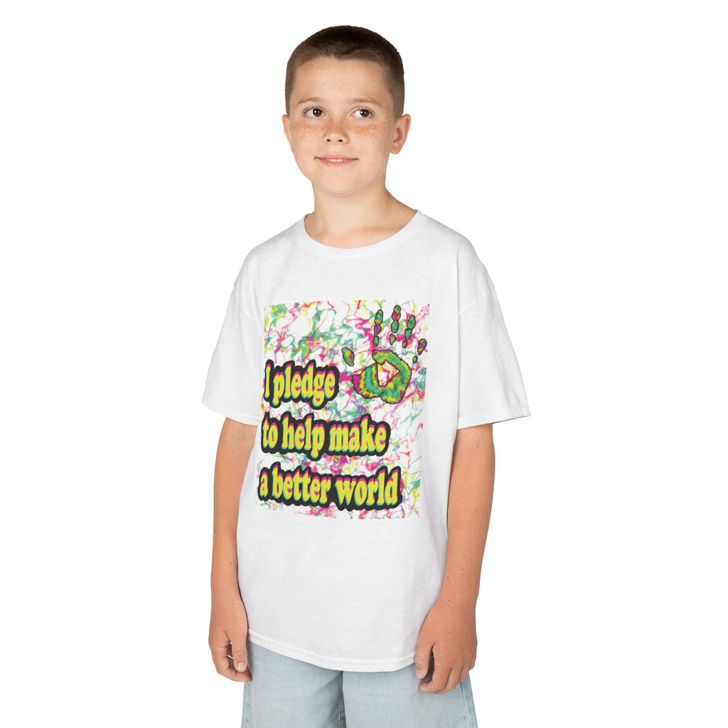 Kids Colourful Pledge Tee