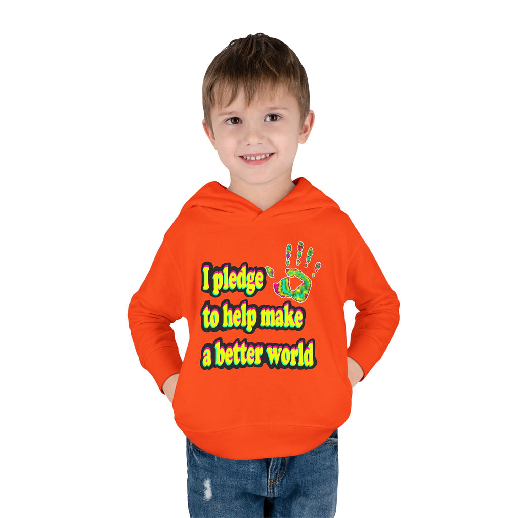 Toddler Pullover Fleece Pledge Hoodie