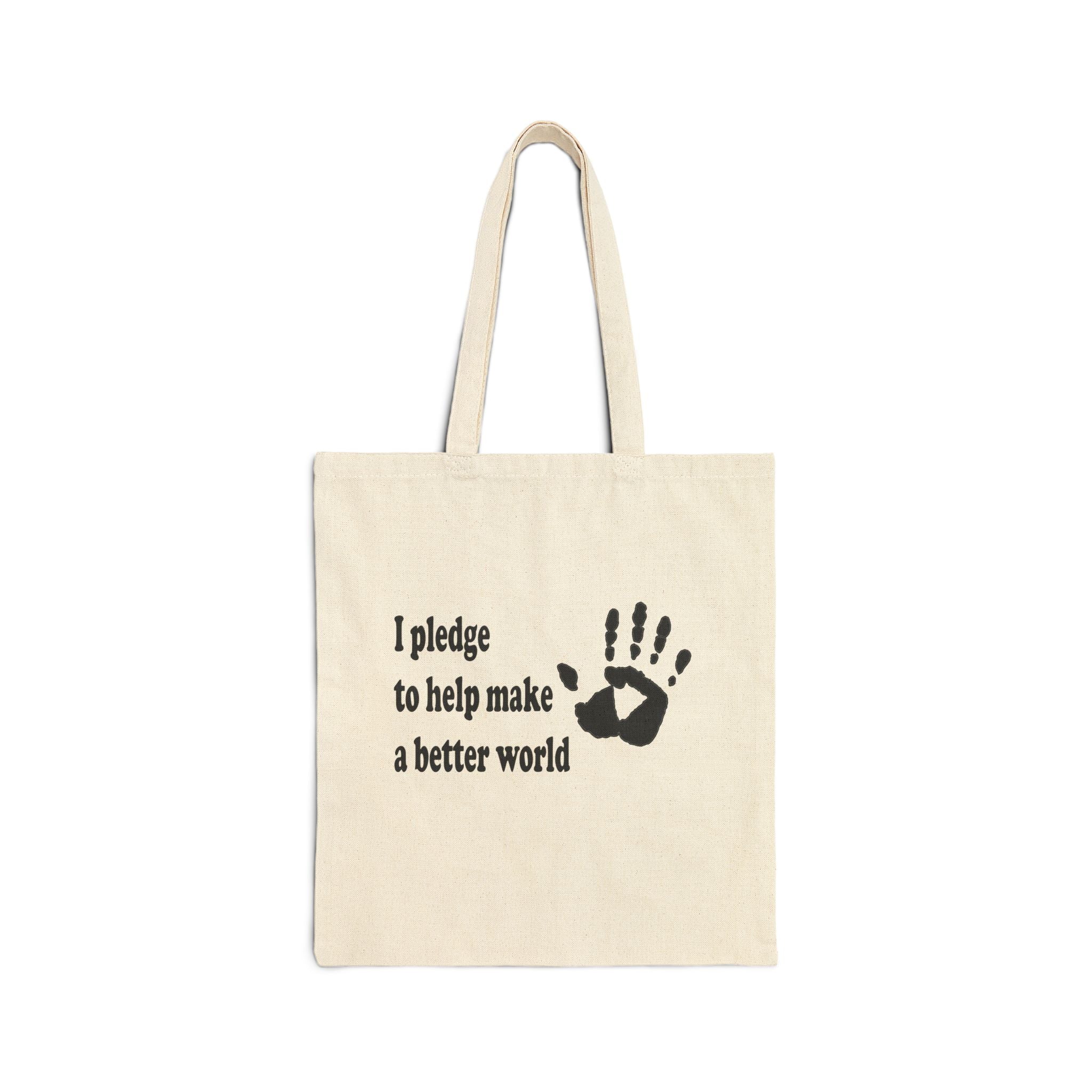 The Pledge Cotton Canvas Tote Bag