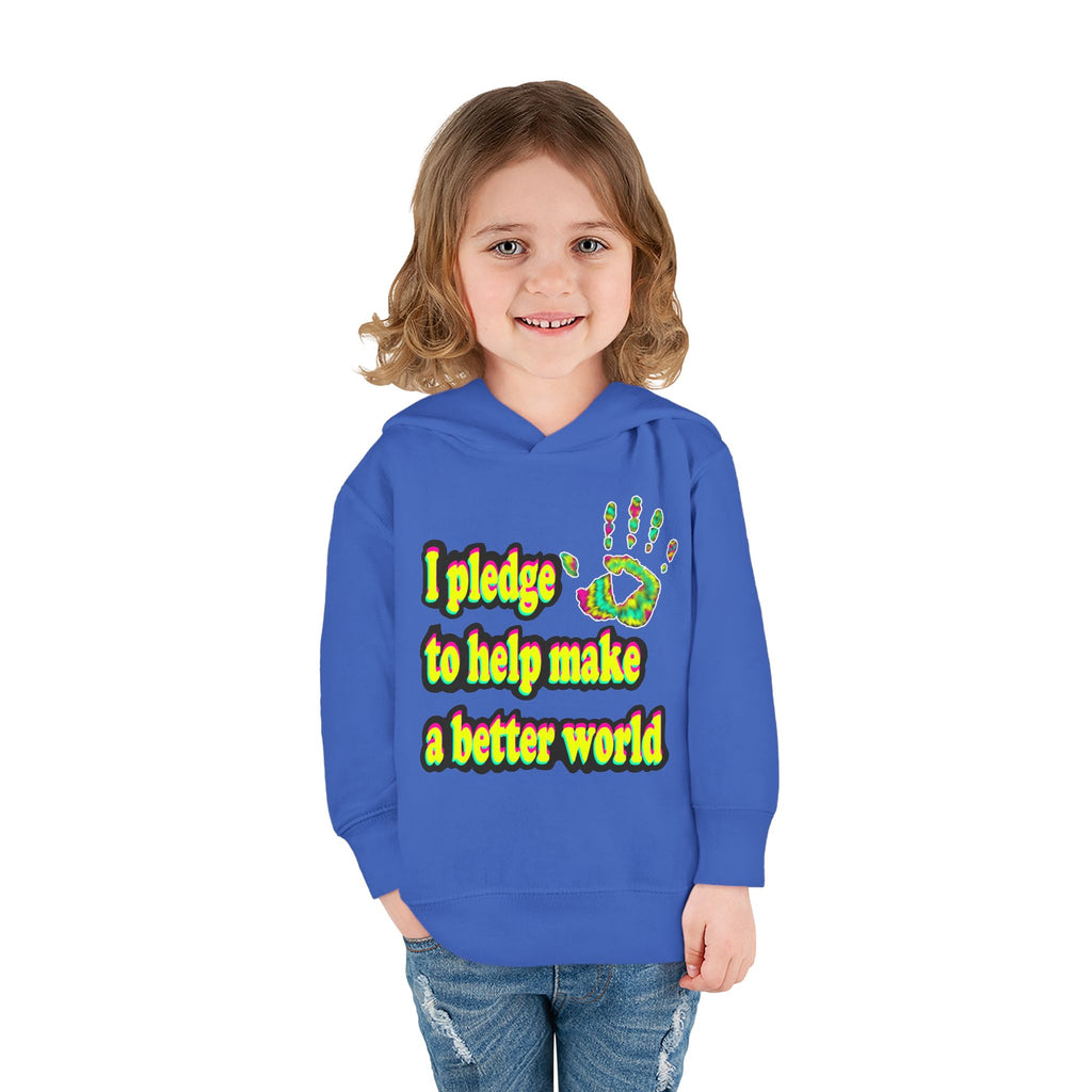 Toddler Pullover Fleece Pledge Hoodie