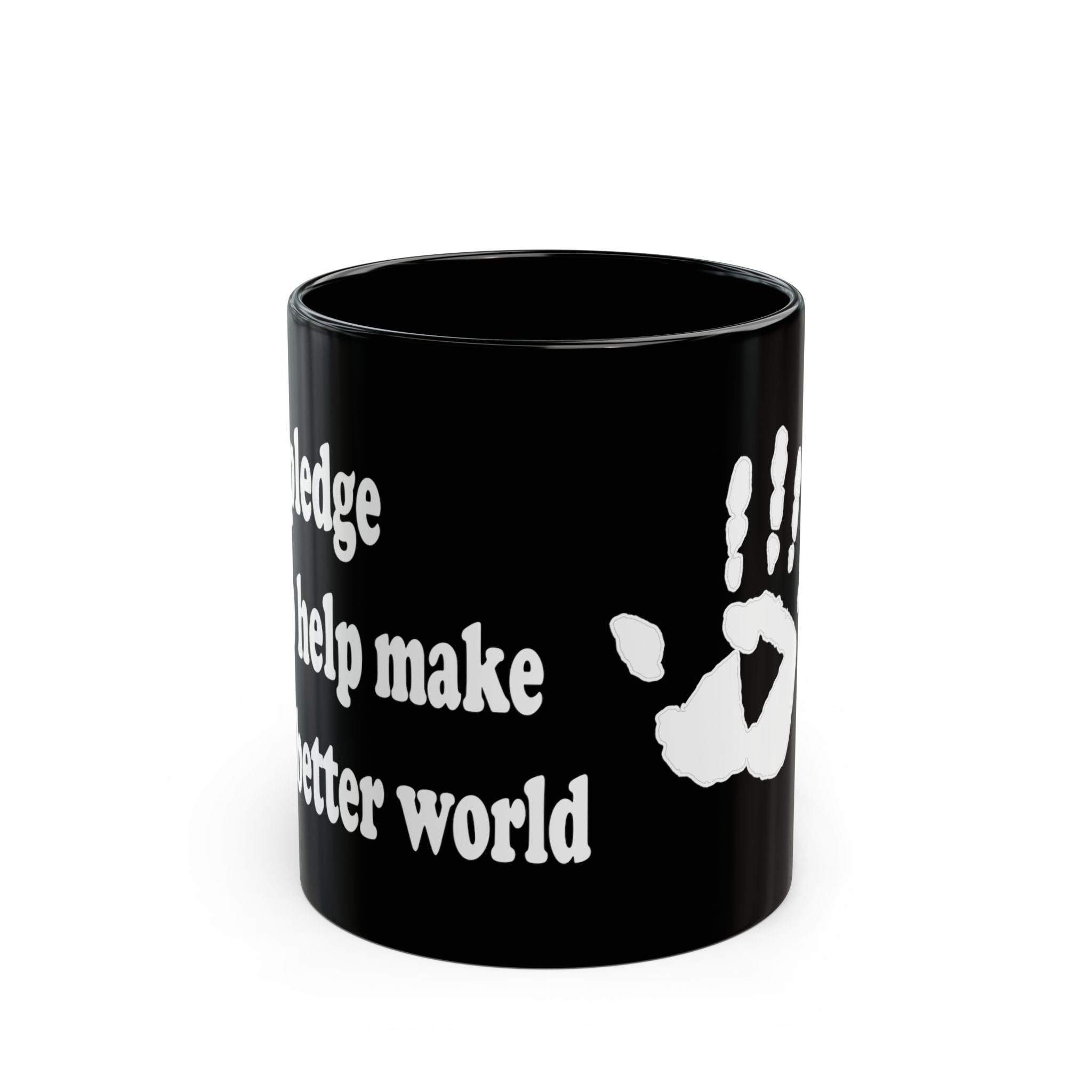 The Pledge Black Mug (11oz)
