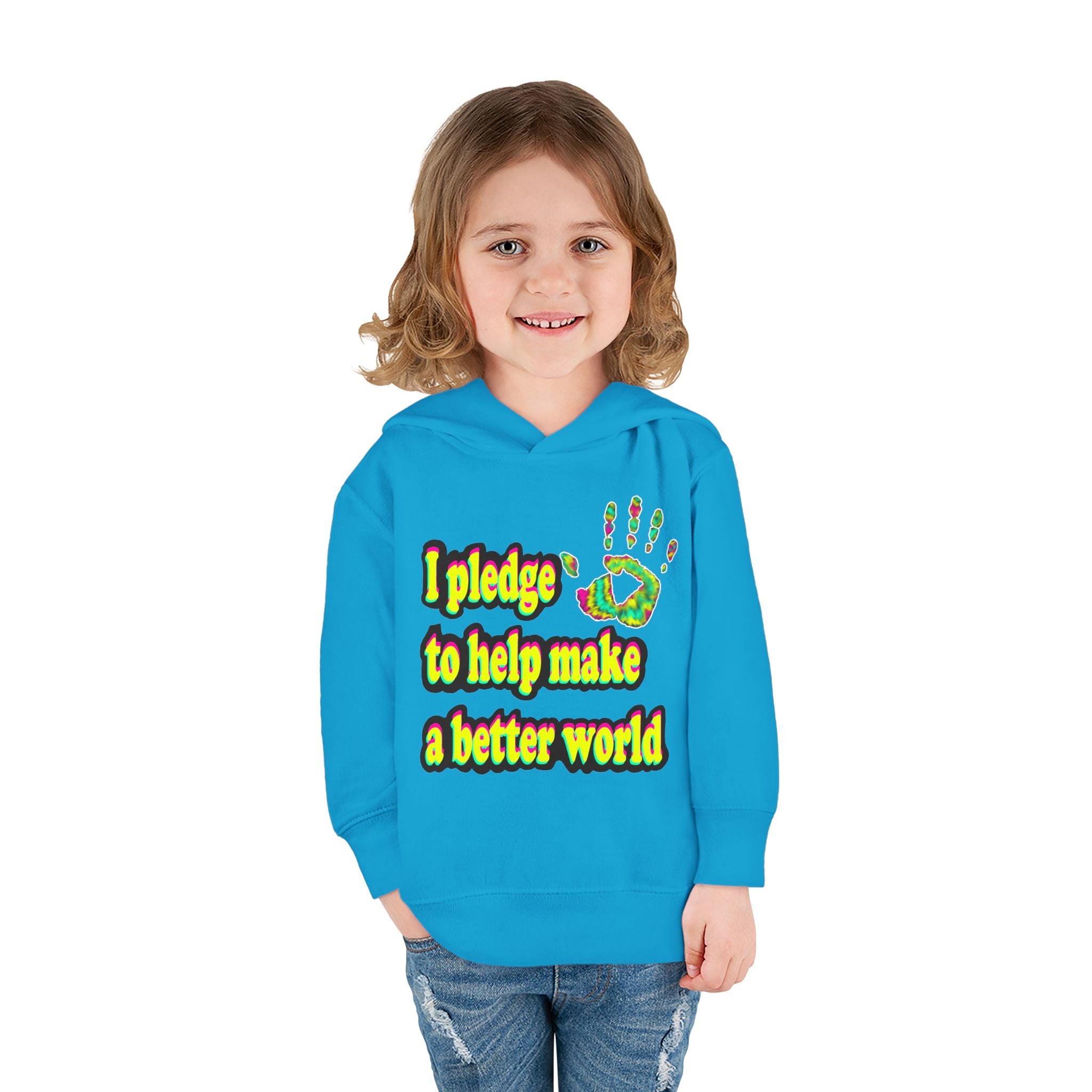 Toddler Pullover Fleece Pledge Hoodie