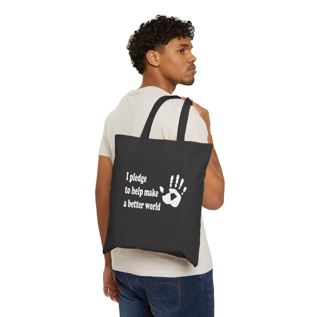 The Pledge Cotton Canvas Tote Bag