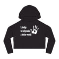 Women’s Cropped Hooded Sweatshirt