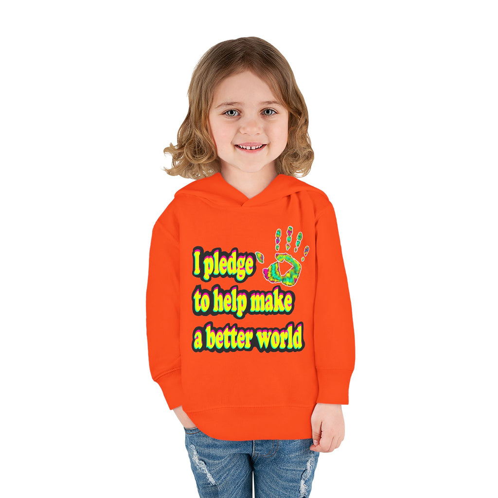Toddler Pullover Fleece Pledge Hoodie
