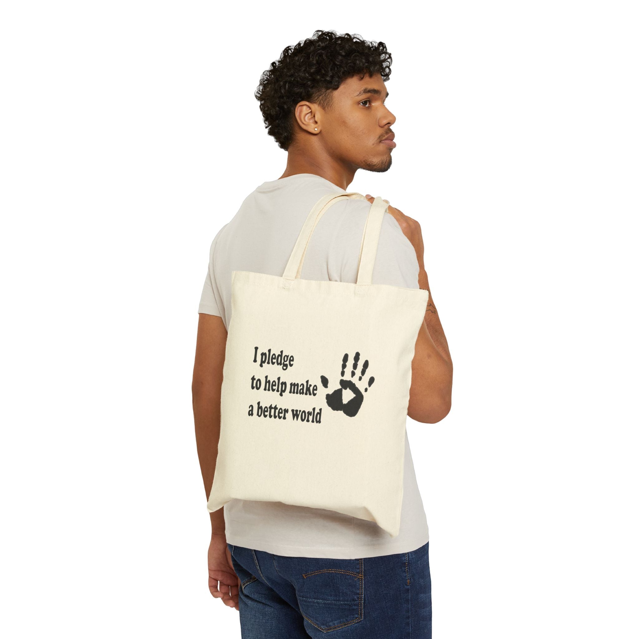 The Pledge Cotton Canvas Tote Bag