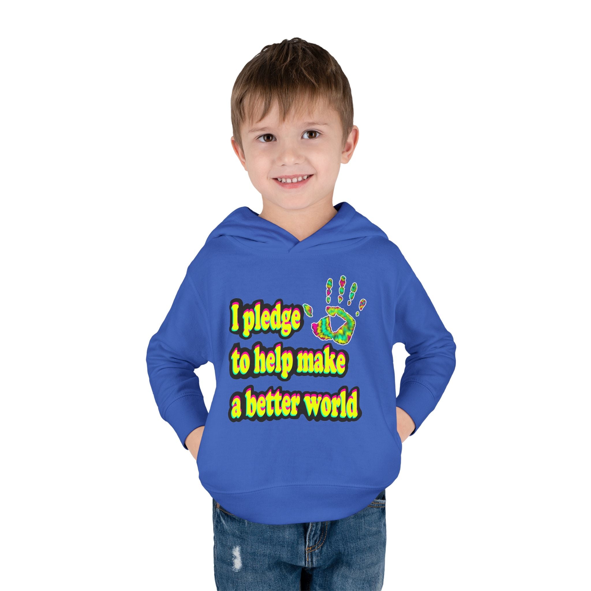 Toddler Pullover Fleece Pledge Hoodie