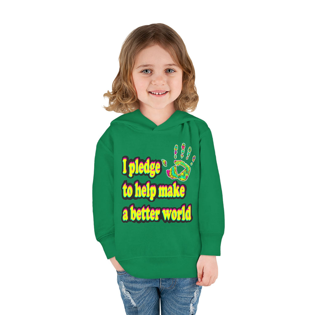 Toddler Pullover Fleece Pledge Hoodie