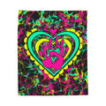 Colourful Velveteen Plush Blanket