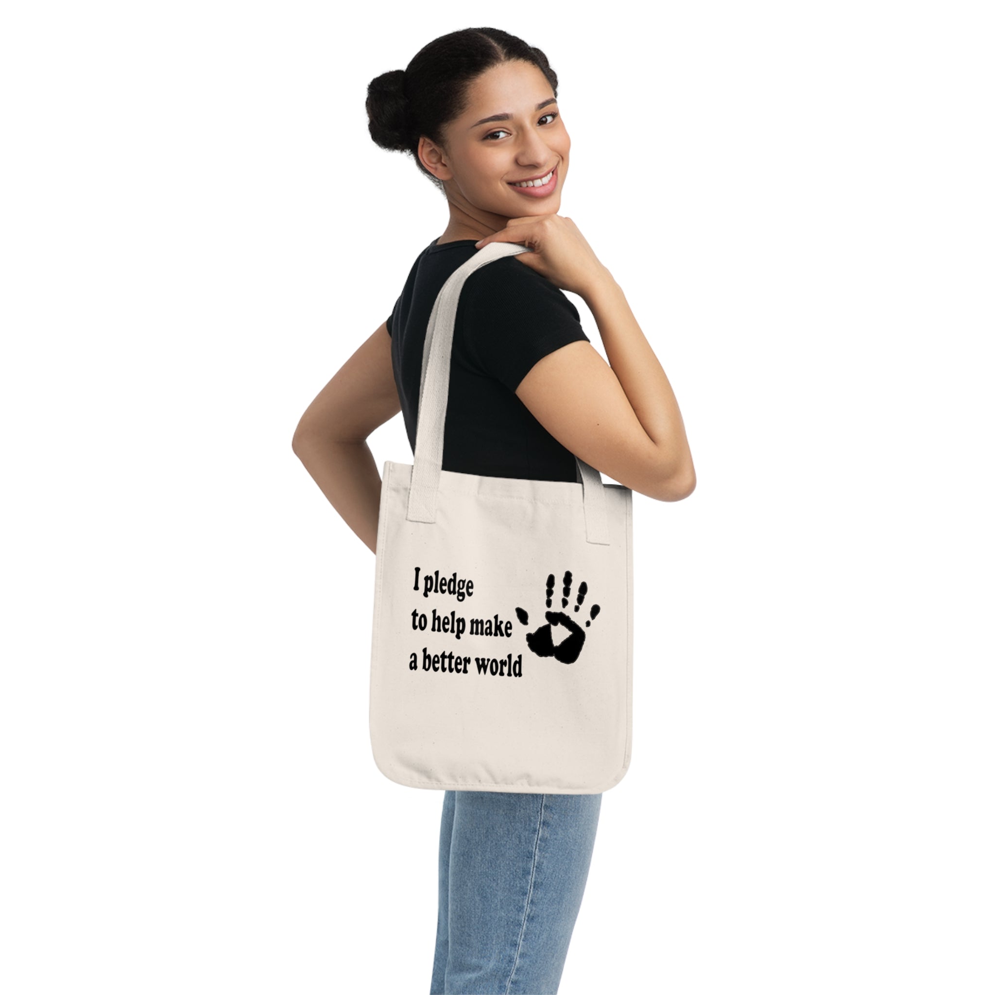 The Pledge Organic Canvas Tote Bag