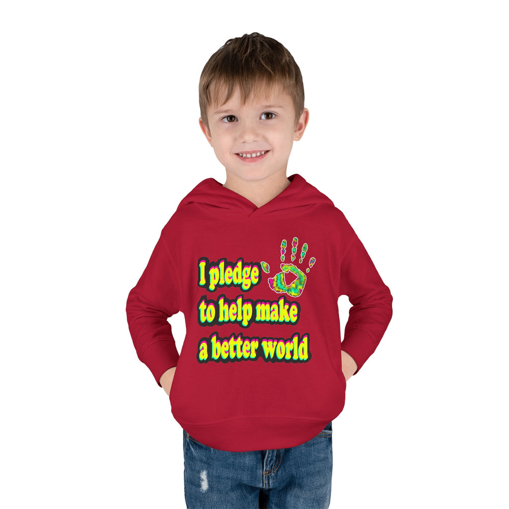Toddler Pullover Fleece Pledge Hoodie