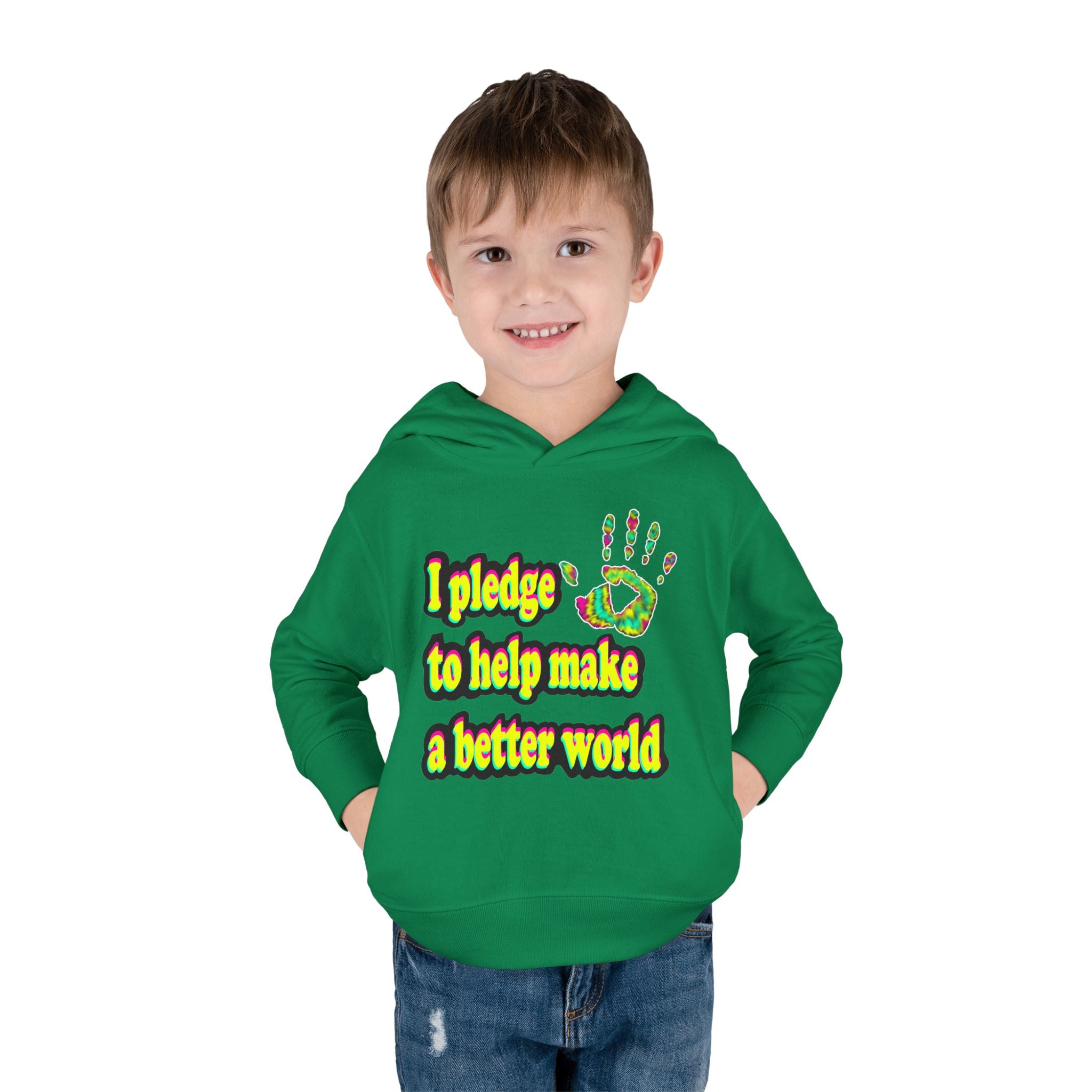 Toddler Pullover Fleece Pledge Hoodie