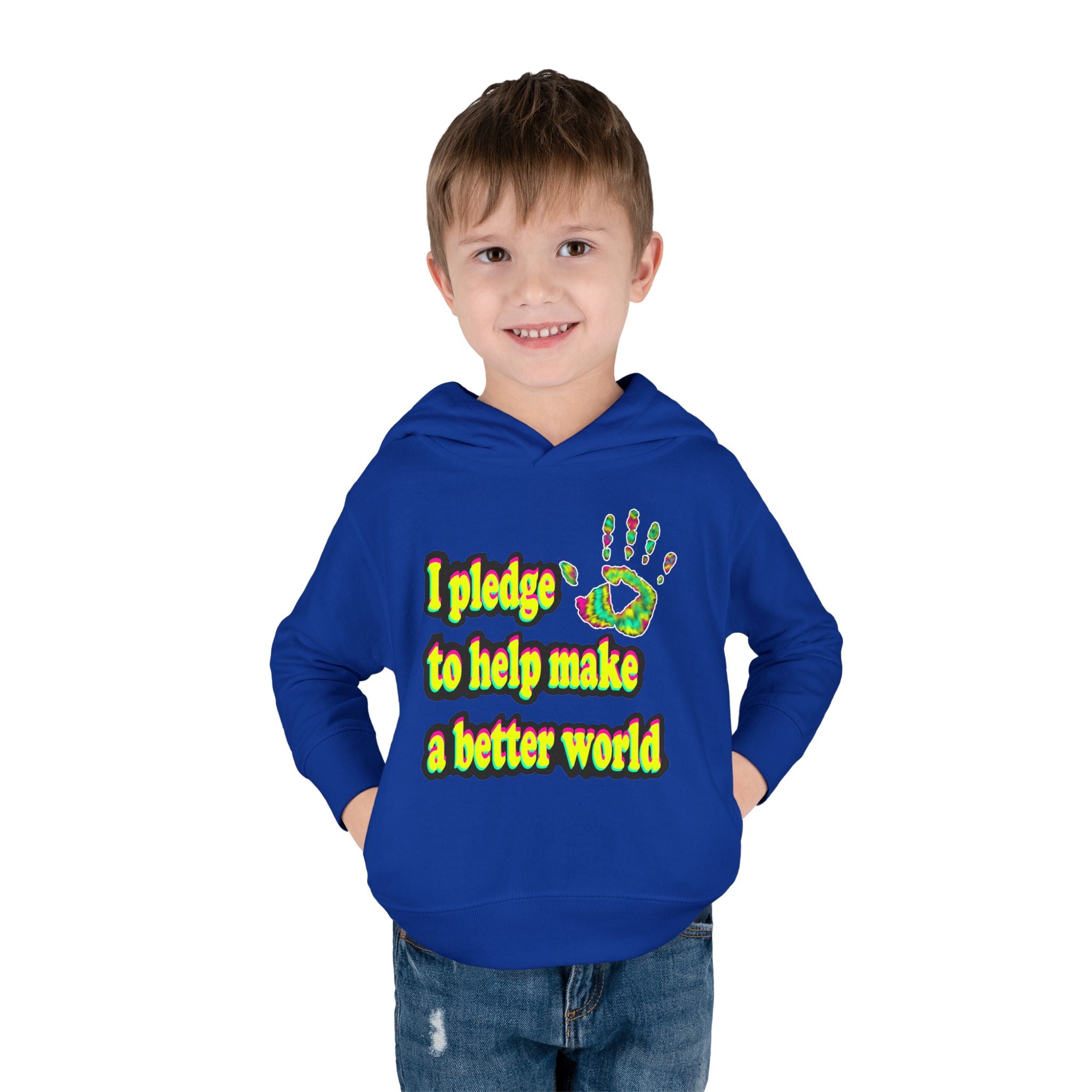 Toddler Pullover Fleece Pledge Hoodie