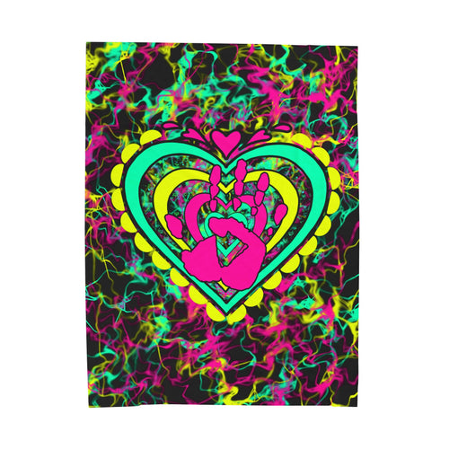 Colourful Velveteen Plush Blanket