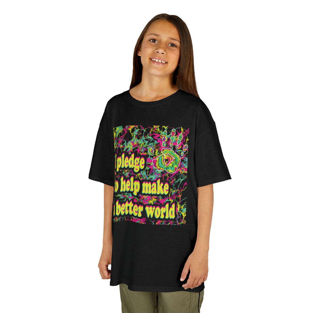 Kids Colourful Pledge Tee