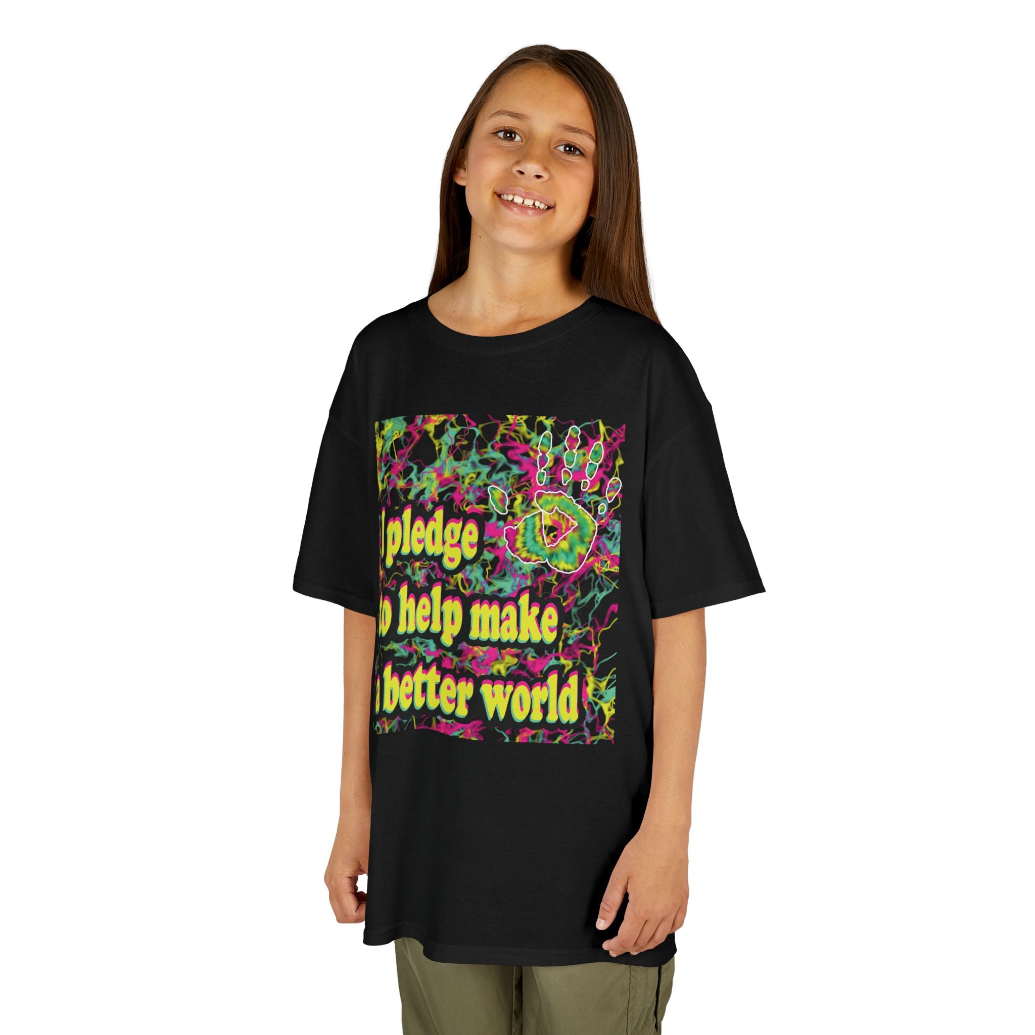 Kids Colourful Pledge Tee