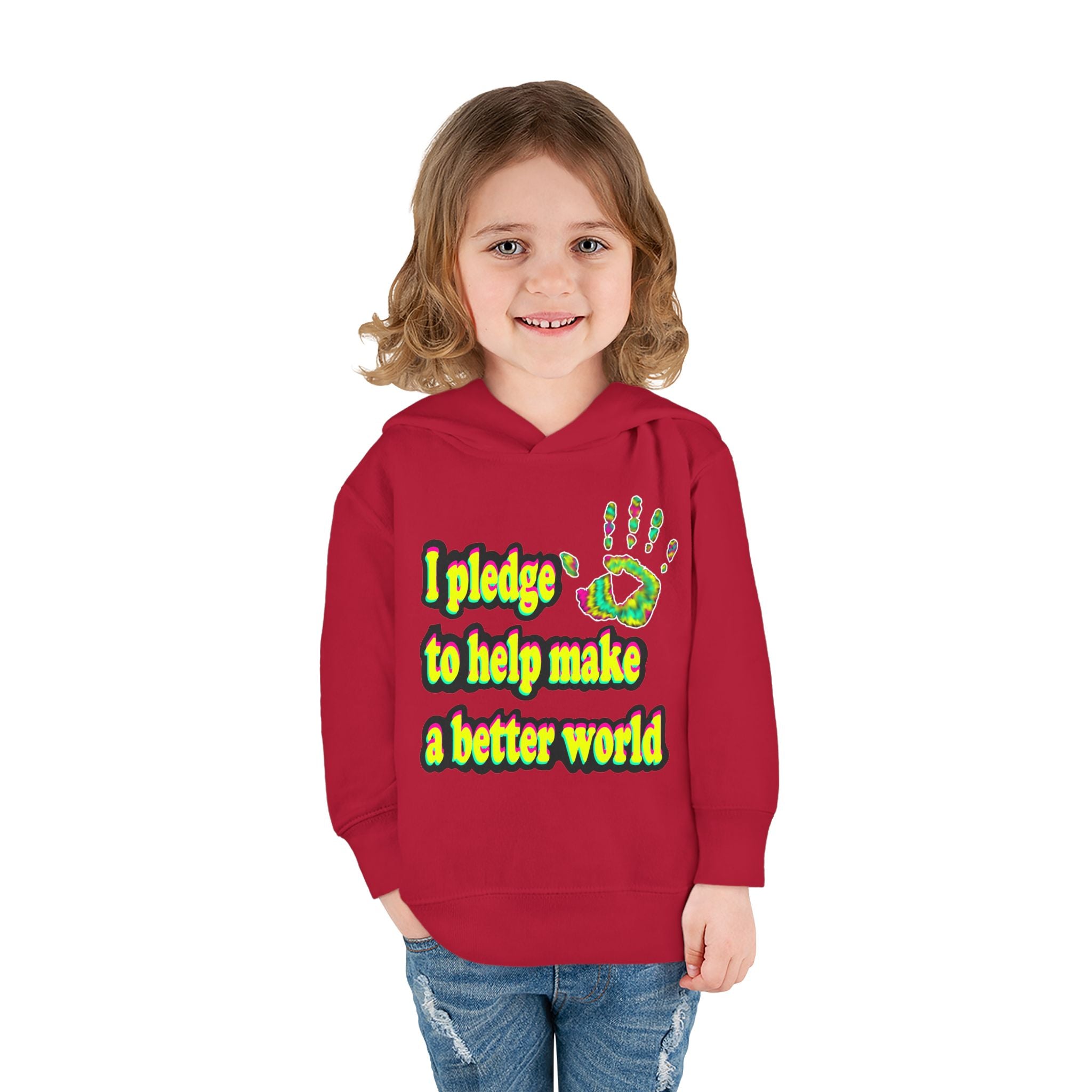 Toddler Pullover Fleece Pledge Hoodie